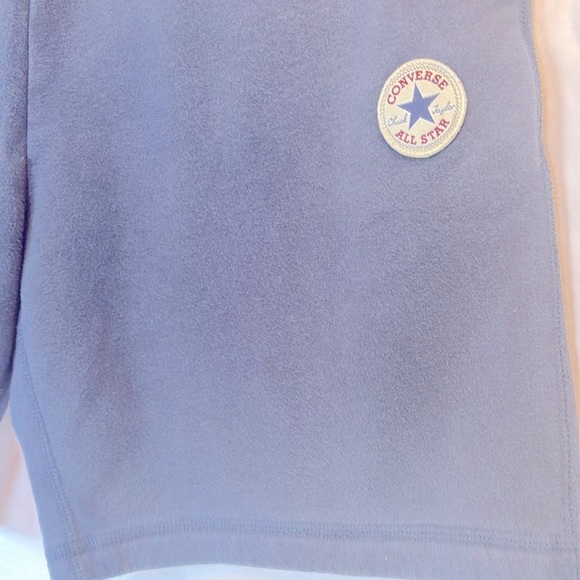 CONVERSE Gently Worn Men’s Fleece Sports Shorts Navy Blue - Size Small - Picture 3 of 10